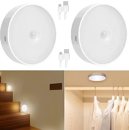 SONORO KATE Motion Sensor LED Night Light Wireless USB Rechargeable