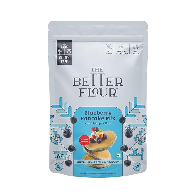 The Better Flour No Maida Blueberry Pancake Mix for Healthy Breakfast