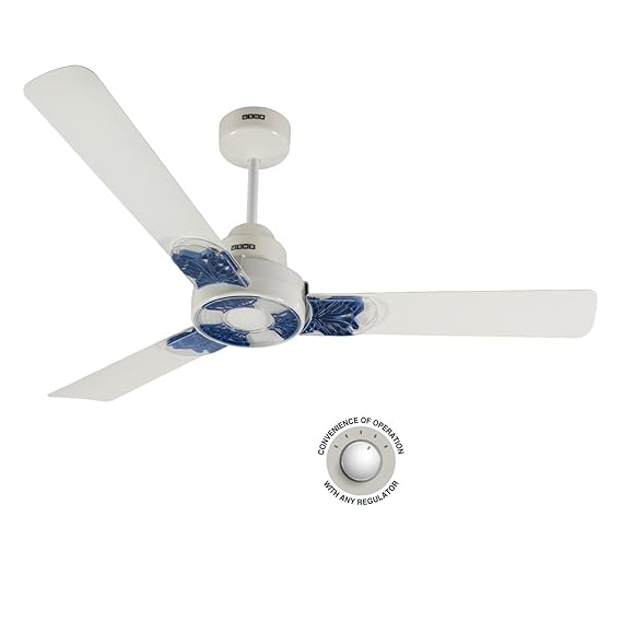 Usha Onio Kappa Beta 1200MM BLDC 5 Star Energy Efficient Ceiling Fan (White)