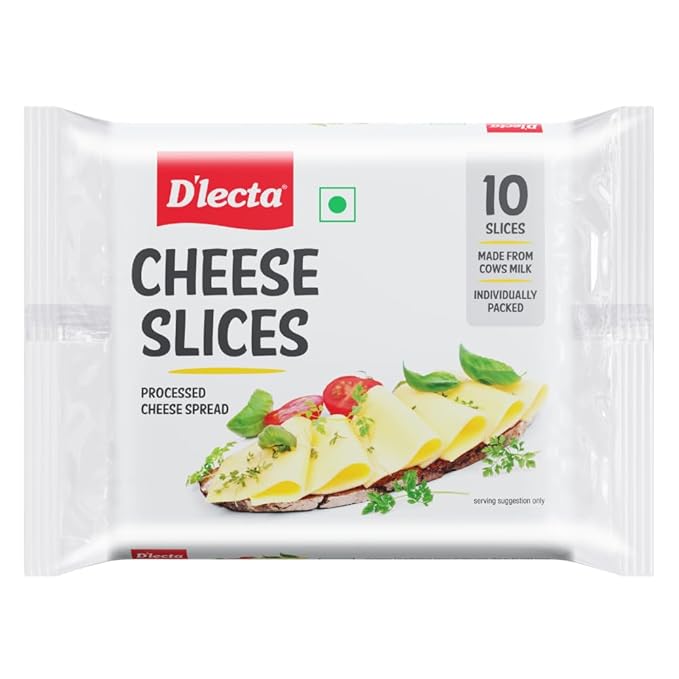 D'lecta Processed Cheese Slices 200g 10 Slices