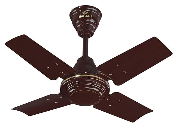 Bajaj Maxima 600 MM Ceiling Fan | High Speed | Double Ball Bearing | Quick-start High Torque Motor | 2-Yr Warranty Brown