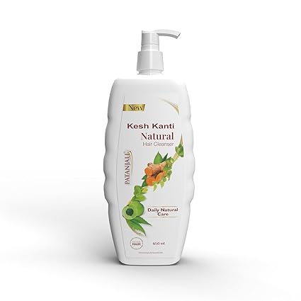 Patanjali Kesh Kanti Hair Cleanser Natural Shampoo, Herbal Care for All Hair Types