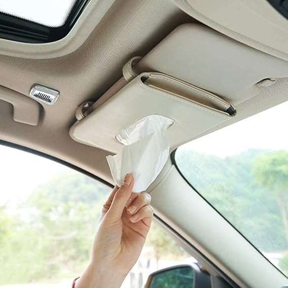 Cabius Car Tissue Box & Napkin Holder for Sun Visor