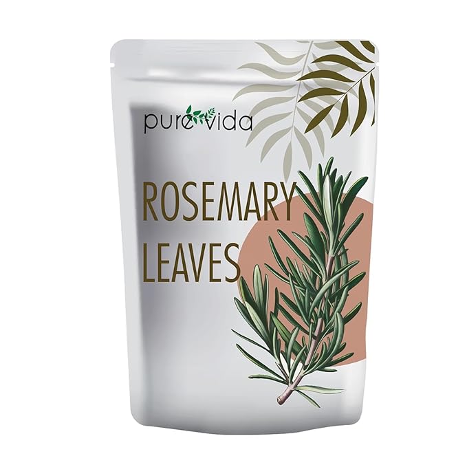 Purevida Natural Rosemary Leaves 100gm | Dried Rosemary for Cooking, Seasoning, Herbal Tea & Aromatherapy | Rich in Aroma & Flavor