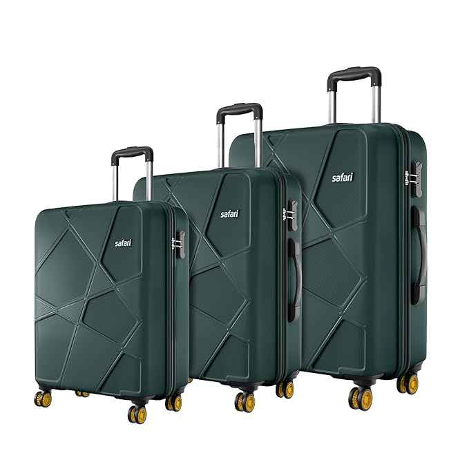 Safari Pentagon Pro 8 Wheels Set of 3 (Cabin+ Medium + Large) Trolley Bags
