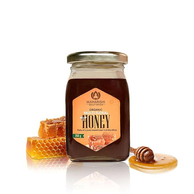 Maharishi Ayurveda Organic Multi Floral Honey - 250g | Supports Immunity & Digestion