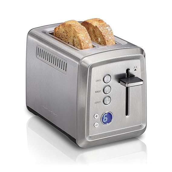 Hamilton Beach 2 Slice Toaster with Extra-Wide Slots & Bagel Setting