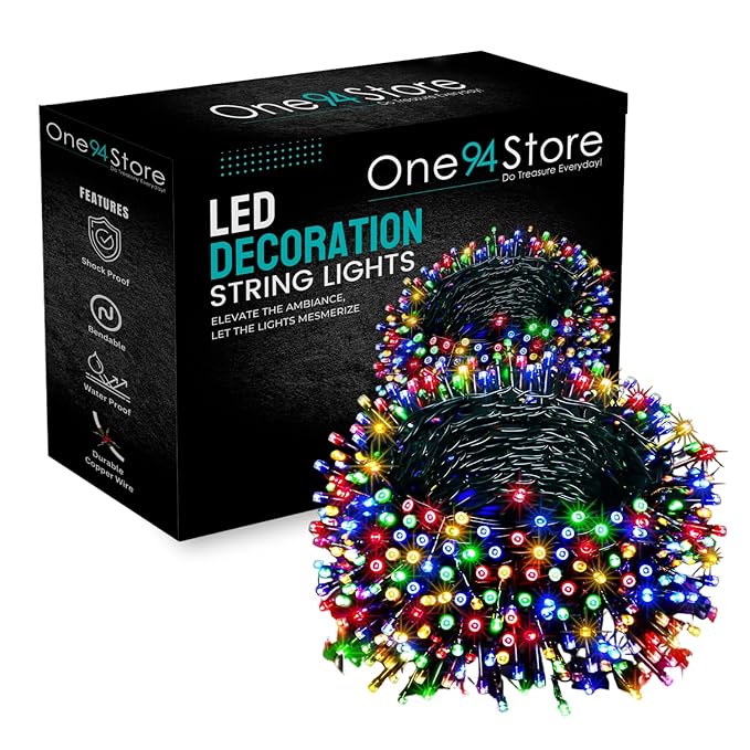 One94Store 36 Ft Multicolor LED Pixel String Light for Party & Home