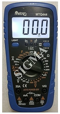 Sigma Instruments Digital Multimeter Metro-Q Mtq 444 (2000 Counts)