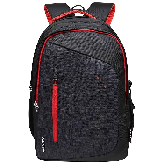 Murano Matrix 26 LTR Laptop Backpack for 15.6 inch Laptop and Polyester Water Resistance Backpack for Men and Women