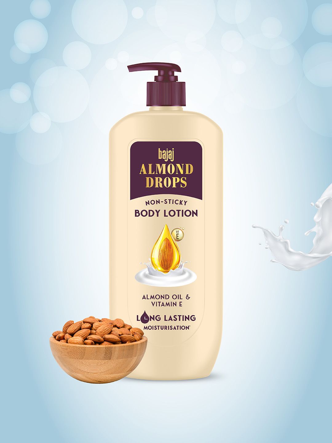 Almond Drops Nourishing Body Lotion with Vitamin E - 600ml