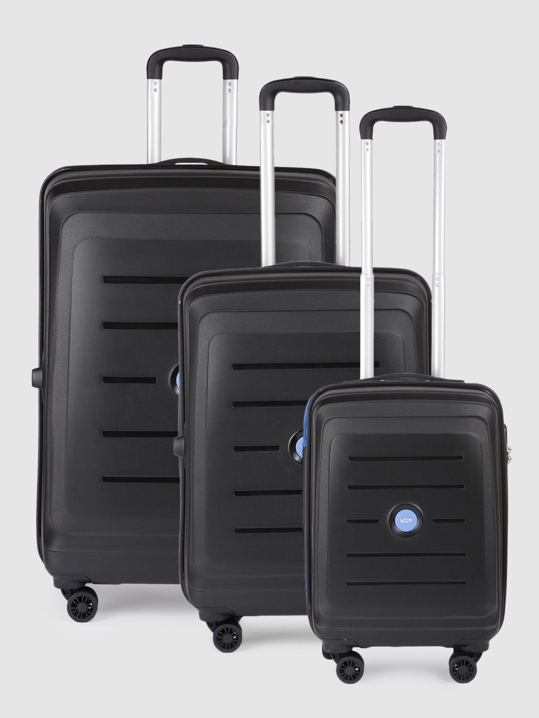 CORSA Set Of 3 Hard-Sided Trolley Suitcases
