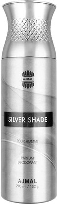 Ajmal Silver Shade Homme Deodorant 200 ml Deodorant Spray - For Men