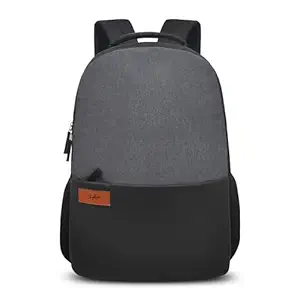 Skybags Evo 3 Compartment Laptop Backpack Black & Grey, 18 Liter