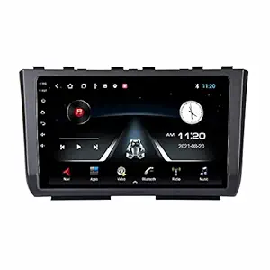 Modorwy Car Android System | OS 13 Stereo | 9 Inch QLED HD IPS Touch | 2GB & 32GB | Double Din Car Multimedia Player | Bluetooth Wi-Fi | incl. AHD Rear Camera & Frame Compatible with Hyundai Creta New