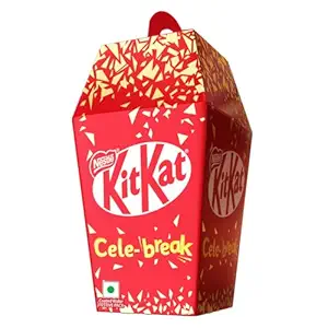 KIT KAT Diwali Cele-Break, 2 Fingers Mini Diwali Gift Box, 15 Units
