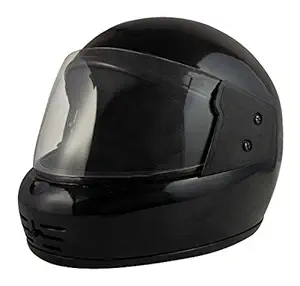 Sage Square Audei Prime (ISI Certified) Full Face Helmet (Black Glossy) (Small)