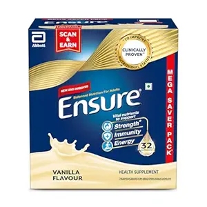 Ensure No 1 Nutritional Supplement Drink in the world 32 nutrients High Protein,Calcium,Vit D, Vanilla 1.9kg