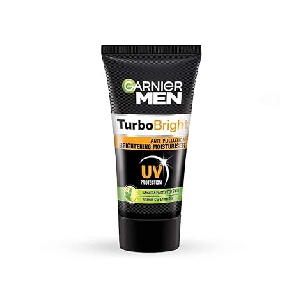 Garnier Men, Liquid Moisturiser, Brightening And Anti-Pollution, Turbobright, 40 G