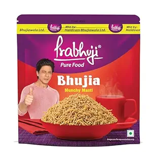 Epiken Prabhuji Pure Food Bhujia, Potato Namkeen, Crispy Indian Snacks, Tea Time Snack Spicy Bhujia Tasty Munchies Party Snack Food- 900g.