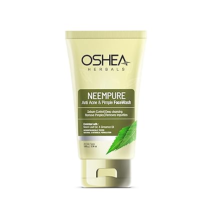 Oshea Herbals Neempure Anti Acne & Pimple Facewash | Reduces Pimples