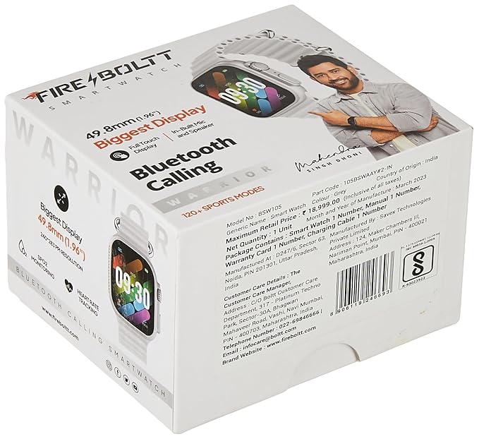 Fire-Boltt Warrior - Smartwatches and Fitness Trackers Reviews