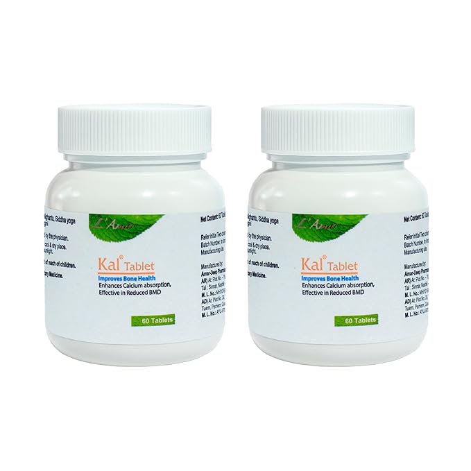 L'Amar KAL Ayurvedic Tablets for Bone Health | Natural Calcium Supplement