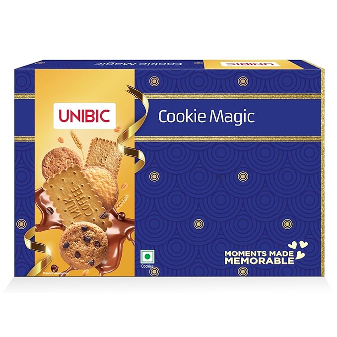 Unibic Cookies Magic, 300g Gift Hamper for Festivals, Sweet Gourmet Delicacies, Corporate Gifting for Employees, Friends and Family