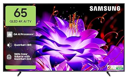 Samsung 163 cm (65 inches) Vision AI 4K Ultra HD Smart QLED TV QA65QEF1AULXL