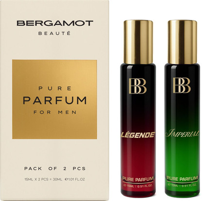 BERGAMOT BEAUTE Legende & Imperial Luxury Gift Set for Men Long Lasting 2x15 ml Combo Perfume - 30 ml (For Men)