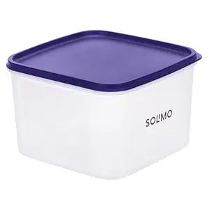 Amazon Brand - Solimo Square Modular Plastic Storage Container | Airtight BPA-Free