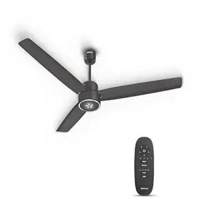 Havells FAB BLDC ULED Ceiling Fan 1200mm, 5 star, LED Speed Indicator, 380 RPM, Up to 65% Savings,Reverse Rotation,4 Speed Modes,Low Wattage 30W,Low Noise,Air Flow:225 CMM, 3 Year Warranty,Smoke Brown