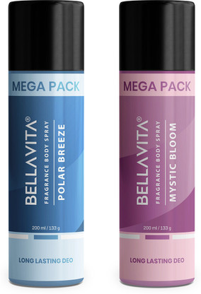 BELLAVITA Polar Breeze & Mystic Bloom Deodorant Combo