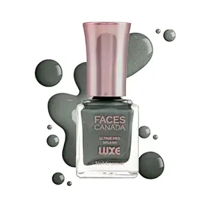 FACES CANADA Ultime Pro Splash Luxe Nail Enamel - Jade Mist (L37), 12ml | Glossy Finish | Quick Drying | Long Lasting | High Shine | Chip Defiant | Even-Finish | Vegan | Non-Toxic | Ethanol-Free