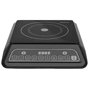 Lifelong 2000 Watt Radiant Induction Cooktop For Home With 7 Preset Indian Menu Option And Auto-Shut Off | Easy Cooking, 1 Year Manufacturer'S Warranty, Llic80 (Black)