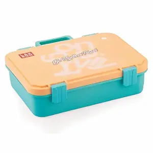 ATTRO Fun Bite Stainless Steel Lunch Box 3 Compartment Bento Tiffin