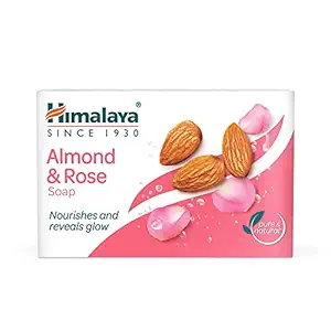 Himalaya Herbals Moisturizing Almond and Rose Soap, 125g