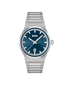 BOSS Candor Qtz Basic Calendar Blue Round Dial Men's Watch