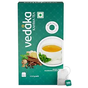 Vedaka Detox Kahwa Tea | 100 Teabags | Natural Body Cleanser