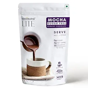 COCOSUTRA SUGAR FREE Mocha Hot Chocolate | Zero Sugar, Low Carb, Low Calorie
