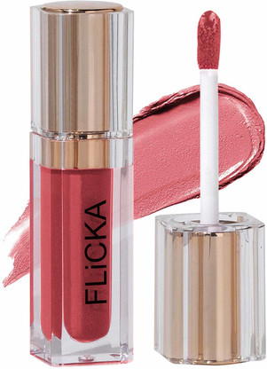 Flicka R U Ready Matte Finish Liquid Lipstick For Women, 03 Bare Love 5ml (Pink Nude, 5 ml)