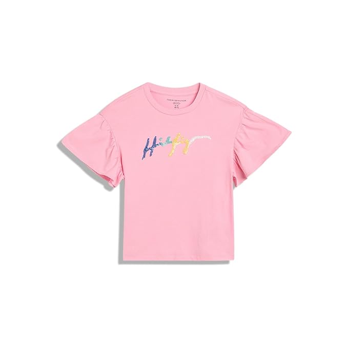 Tommy Hilfiger Girl's Regular Fit T-Shirt Regular Fit T-Shirt