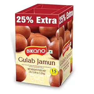 Bikano Gulab Jamun 1.25kg | Soft & Juicy Traditional Indian Sweets