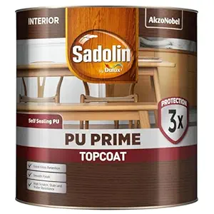 Sadolin by Dulux PU Wood Primer & Polish Sealer | Scratch, Stain & Crack Resistant | Water-Resistant, All-Weather Durable, Long-Lasting Protection, 4 litres