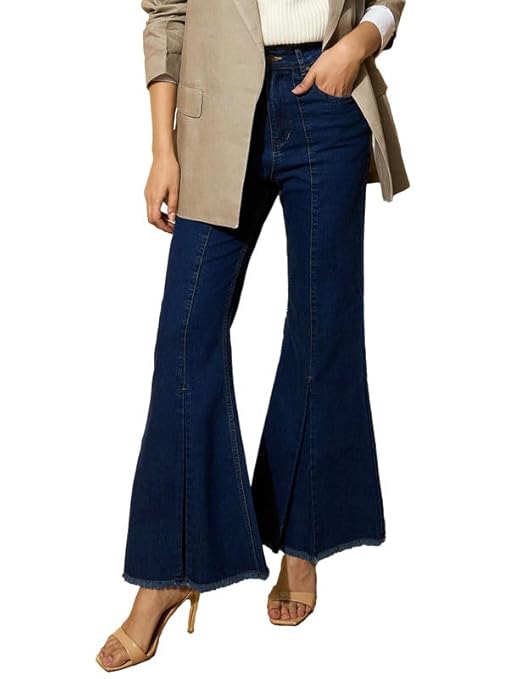 barcino Women Blue Wide Leg Jeans BAJEAN0681-M70-2XL