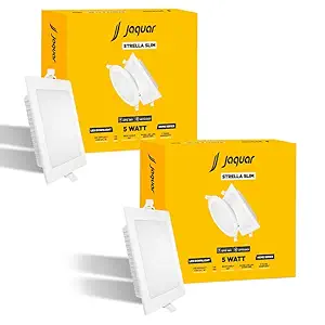 Jaquar Strella Slim 5W Square Recess Down Light - Natural White