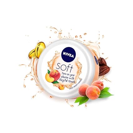 NIVEA Soft Light Moisturizer 200ml | Playful Peach | Instant Hydration