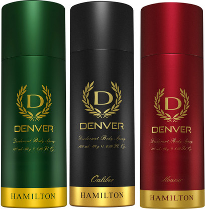 DENVER Hamilton Caliber and Honour Body Spray for Men