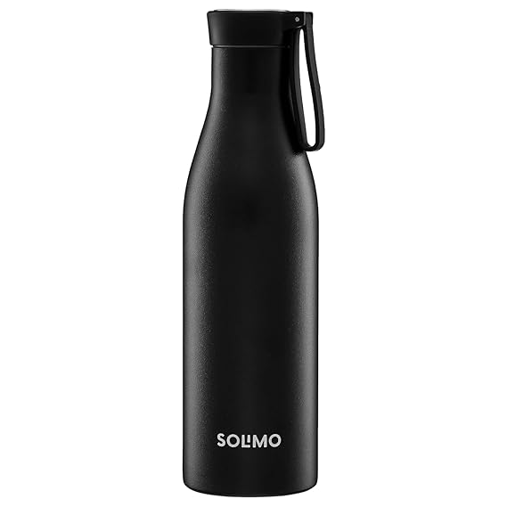 Amazon Brand Solimo 850ml Insulated Bottle with Leak-Proof Strap