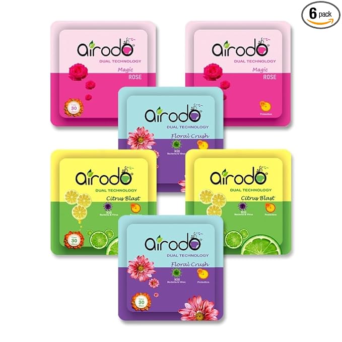 AIRODO Air Freshener Power Pocket Gel For Bathroom and Toilet